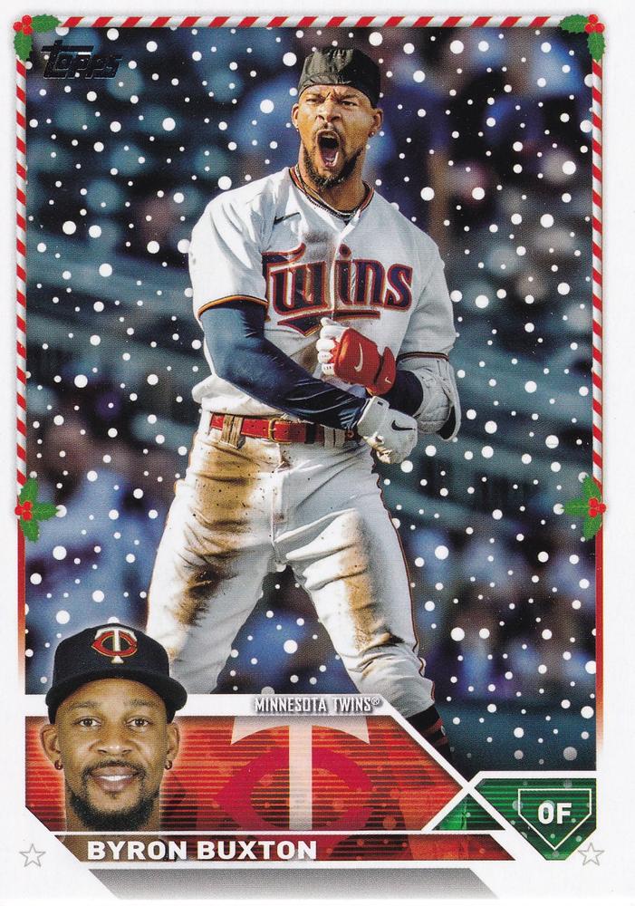 2023 Topps Holiday Byron Buxton H49 Minnesota Twins