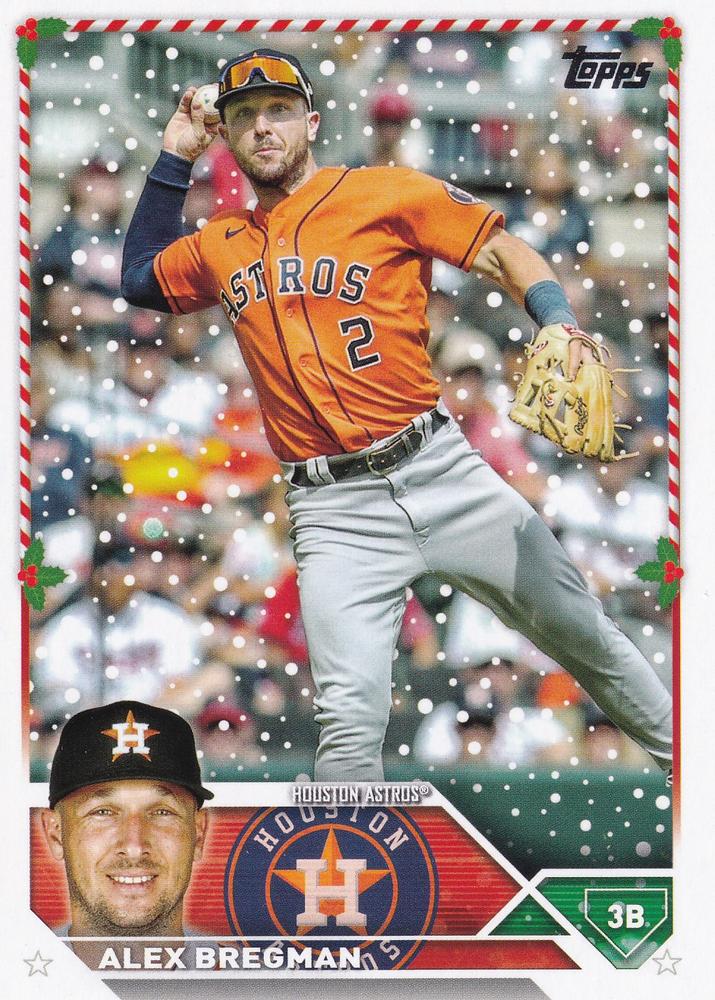 2023 Topps Holiday Alex Bregman H60 Houston Astros