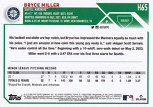 Load image into Gallery viewer, 2023 Topps Holiday Bryce Miller RC H65 Seattle Mariners
