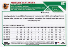 Load image into Gallery viewer, 2023 Topps Holiday Anthony Santander H67 Baltimore Orioles
