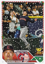 Load image into Gallery viewer, 2023 Topps Holiday Steven Kwan ASR H68 Cleveland Guardians
