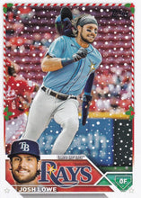 Load image into Gallery viewer, 2023 Topps Holiday Josh Lowe H71 Tampa Bay Rays
