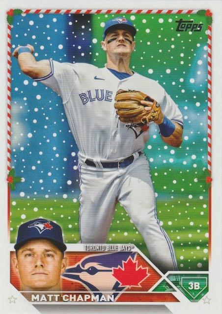 2023 Topps Holiday Matt Chapman  H82 Toronto Blue Jays