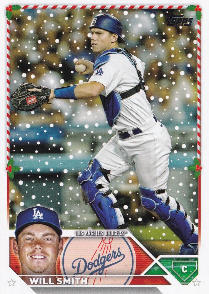 2023 Topps Holiday Will Smith  H83 Los Angeles Dodgers
