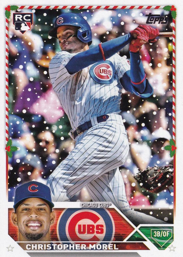 2023 Topps Holiday Christopher Morel RC H86 Chicago Cubs