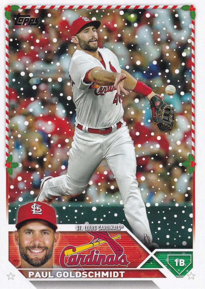 2023 Topps Holiday Paul Goldschmidt  H88 St. Louis Cardinals