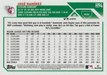 Load image into Gallery viewer, 2023 Topps Holiday José Ramírez  H94 Cleveland Guardians
