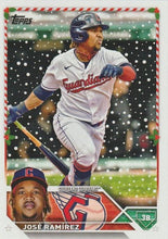 Load image into Gallery viewer, 2023 Topps Holiday José Ramírez  H94 Cleveland Guardians
