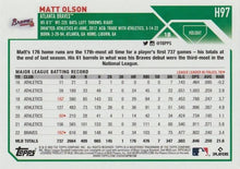 Load image into Gallery viewer, 2023 Topps Holiday Matt Olson  H97 Atlanta Braves
