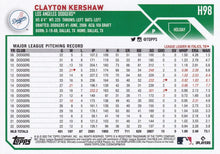 Load image into Gallery viewer, 2023 Topps Holiday Clayton Kershaw  H98 Los Angeles Dodgers

