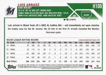 Load image into Gallery viewer, 2023 Topps Holiday Luis Arraez  H100 Miami Marlins
