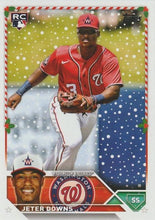 Load image into Gallery viewer, 2023 Topps Holiday Jeter Downs RC H103 Washington Nationals
