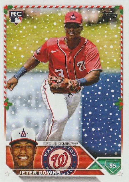 2023 Topps Holiday Jeter Downs RC H103 Washington Nationals