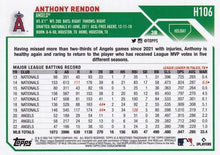 Load image into Gallery viewer, 2023 Topps Holiday Anthony Rendon  H106 Los Angeles Angels
