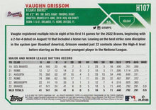 Load image into Gallery viewer, 2023 Topps Holiday Vaughn Grissom RC H107 Atlanta Braves
