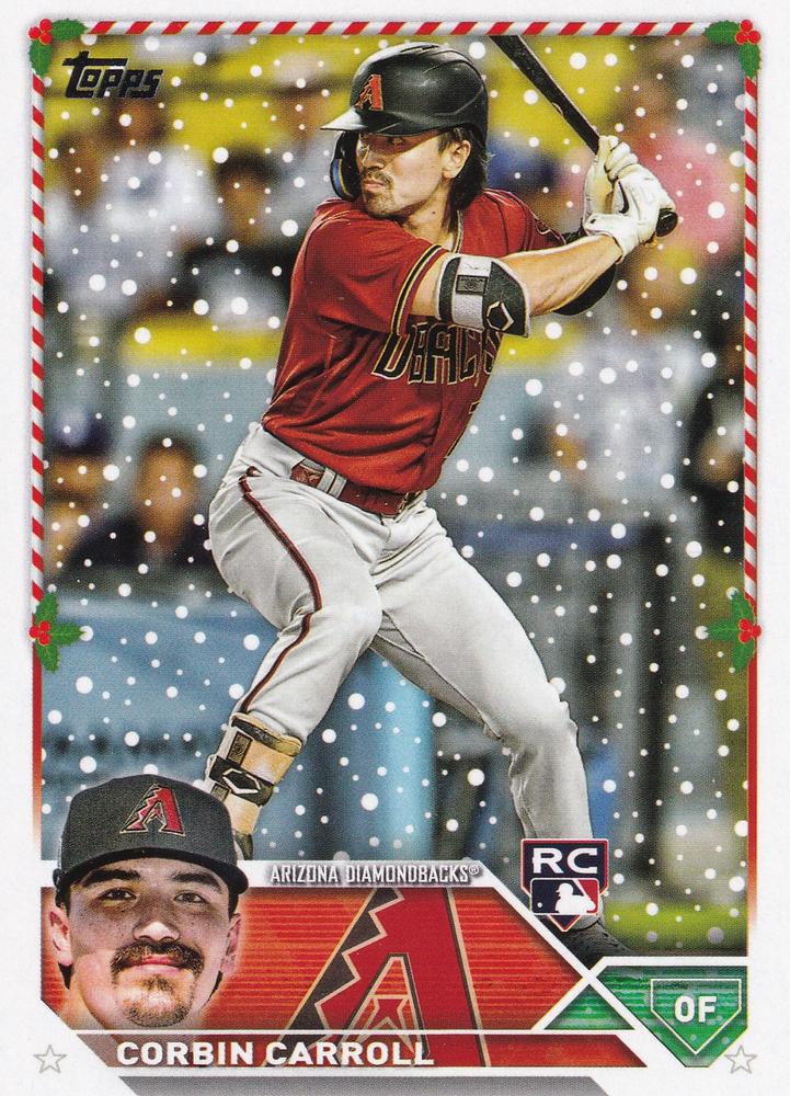 2023 Topps Holiday Corbin Carroll RC H113 Arizona Diamondbacks