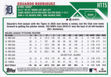 Load image into Gallery viewer, 2023 Topps Holiday Eduardo Rodriguez  H115 Detroit Tigers
