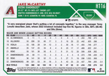 Load image into Gallery viewer, 2023 Topps Holiday Jake McCarthy  H116 Arizona Diamondbacks
