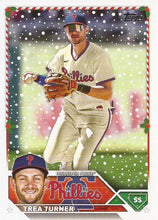Load image into Gallery viewer, 2023 Topps Holiday Trea Turner  H118 Philadelphia Phillies
