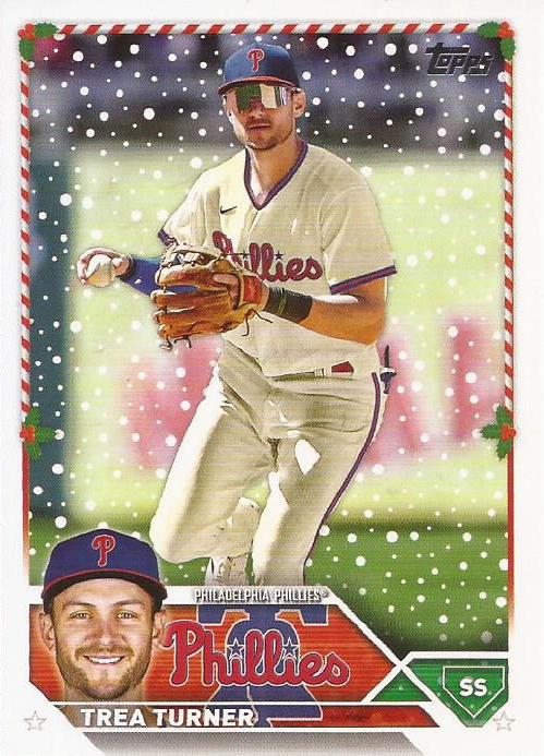 2023 Topps Holiday Trea Turner  H118 Philadelphia Phillies