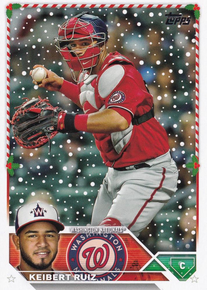 2023 Topps Holiday Keibert Ruiz  H121 Washington Nationals