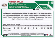 Load image into Gallery viewer, 2023 Topps Holiday Patrick Bailey RC H122 San Francisco Giants
