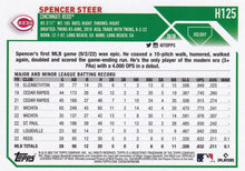 Load image into Gallery viewer, 2023 Topps Holiday Spencer Steer RC H125 Cincinnati Reds
