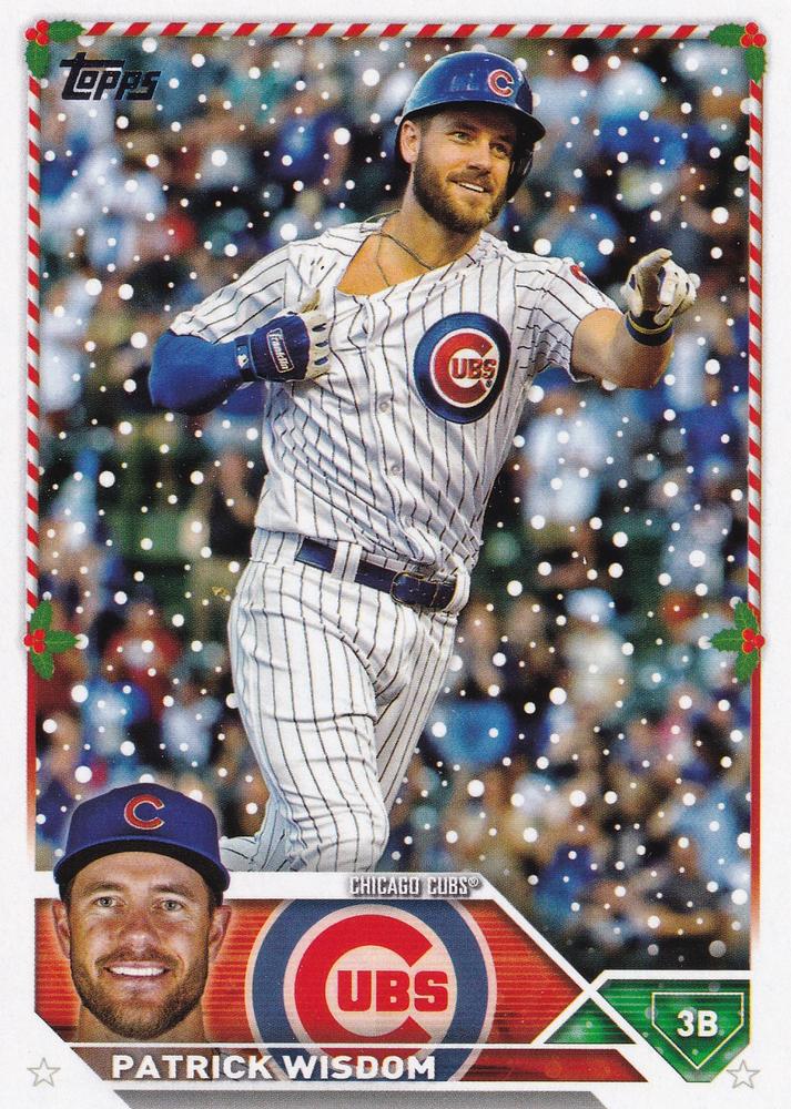 2023 Topps Holiday Patrick Wisdom  H126 Chicago Cubs