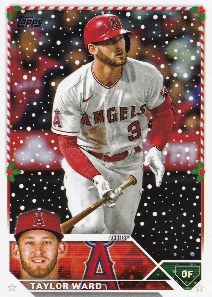 2023 Topps Holiday Taylor Ward  H131 Los Angeles Angels