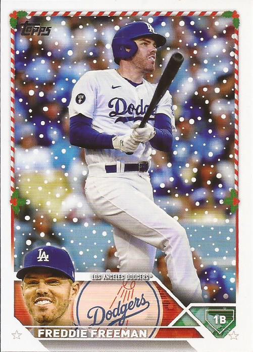 2023 Topps Holiday Freddie Freeman  H134 Los Angeles Dodgers