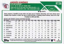 Load image into Gallery viewer, 2023 Topps Holiday Andrés Giménez  H136 Cleveland Guardians
