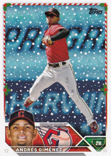 Load image into Gallery viewer, 2023 Topps Holiday Andrés Giménez  H136 Cleveland Guardians
