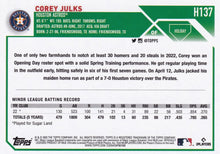 Load image into Gallery viewer, 2023 Topps Holiday Corey Julks RC H137 Houston Astros
