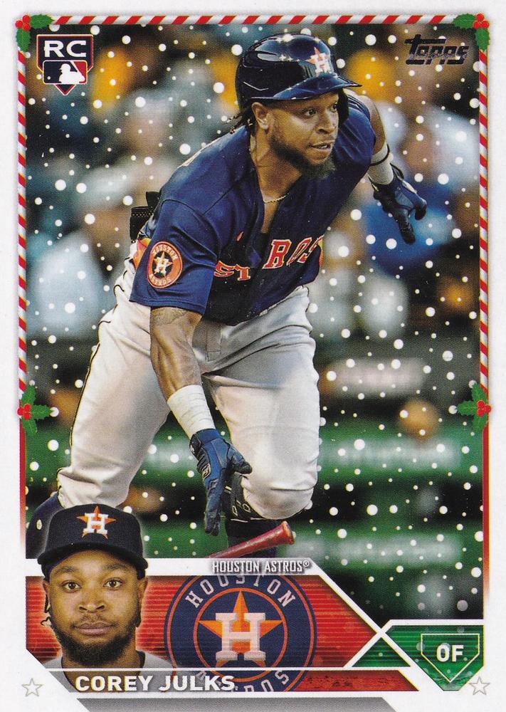 2023 Topps Holiday Corey Julks RC H137 Houston Astros