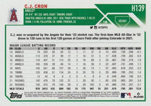 Load image into Gallery viewer, 2023 Topps Holiday C.J. Cron  H139 Los Angeles Angels
