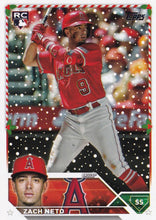 Load image into Gallery viewer, 2023 Topps Holiday Zach Neto RC H140 Los Angeles Angels
