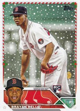 Load image into Gallery viewer, 2023 Topps Holiday Brayan Bello RC H141 Boston Red Sox
