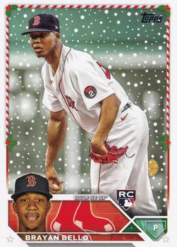 2023 Topps Holiday Brayan Bello RC H141 Boston Red Sox
