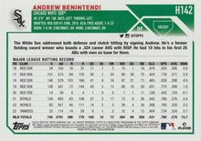 Load image into Gallery viewer, 2023 Topps Holiday Andrew Benintendi  H142 Chicago White Sox
