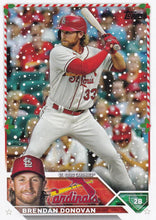 Load image into Gallery viewer, 2023 Topps Holiday Brendan Donovan  H143 St. Louis Cardinals
