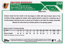Load image into Gallery viewer, 2023 Topps Holiday Grayson Rodriguez RC H149 Baltimore Orioles
