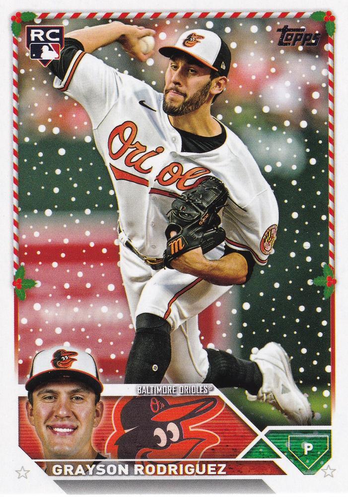 2023 Topps Holiday Grayson Rodriguez RC H149 Baltimore Orioles