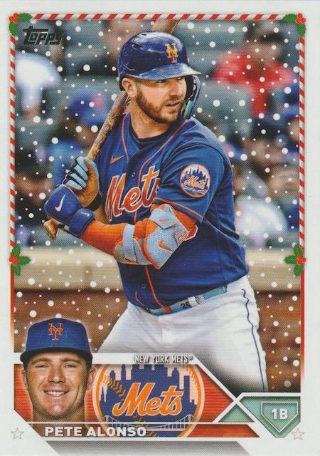 2023 Topps Holiday Pete Alonso  H150 New York Mets