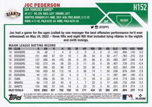 Load image into Gallery viewer, 2023 Topps Holiday Joc Pederson  H152 San Francisco Giants
