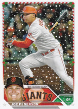 Load image into Gallery viewer, 2023 Topps Holiday Joc Pederson  H152 San Francisco Giants
