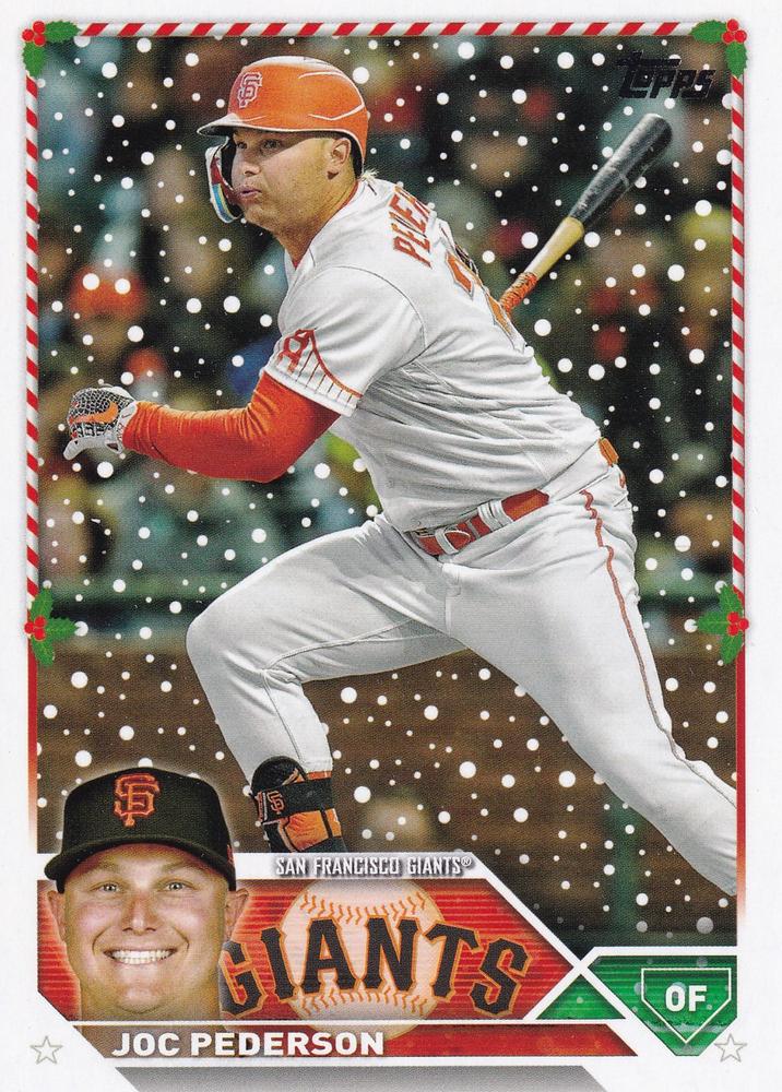 2023 Topps Holiday Joc Pederson  H152 San Francisco Giants