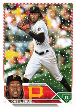 Load image into Gallery viewer, 2023 Topps Holiday Oneil Cruz  H158 Pittsburgh Pirates
