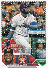 Load image into Gallery viewer, 2023 Topps Holiday Yordan Alvarez  H160 Houston Astros
