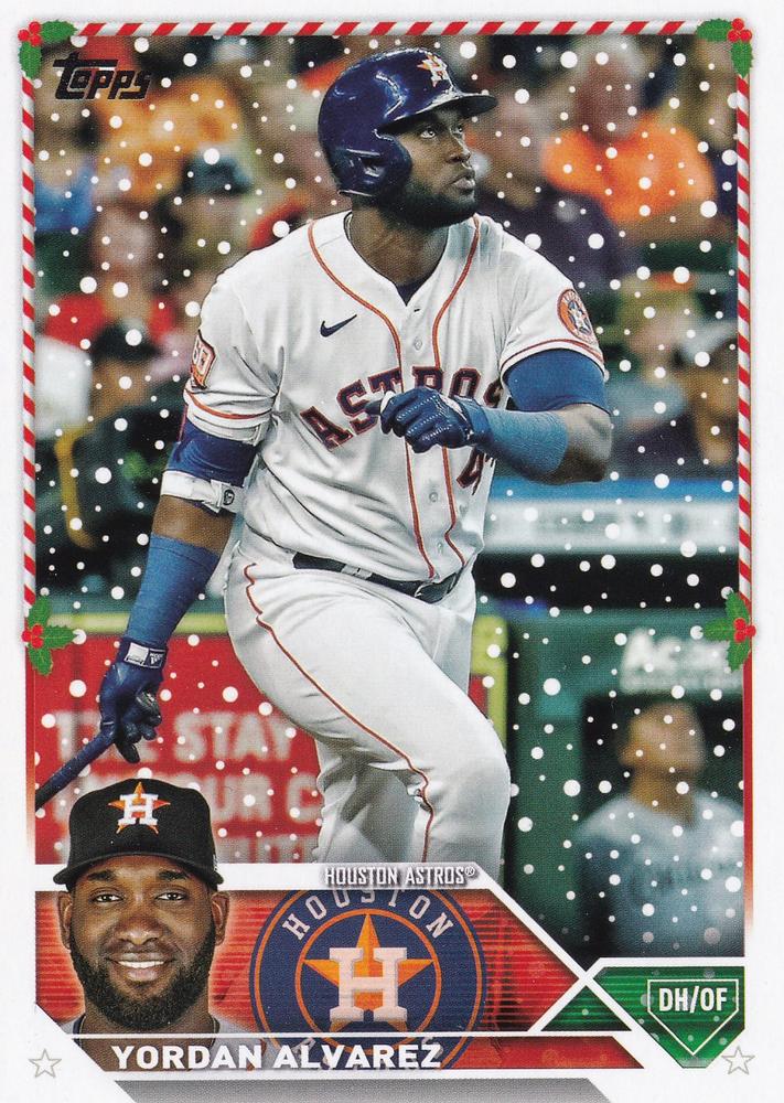 2023 Topps Holiday Yordan Alvarez  H160 Houston Astros