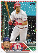 Load image into Gallery viewer, 2023 Topps Holiday Nathaniel Lowe  H165 Texas Rangers
